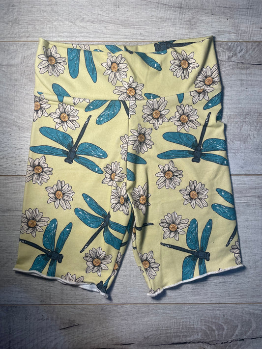 Size 8 Dragonfly Daisy Biker Shorts