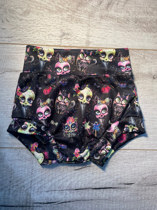 18mo Neon Skully Ice Cream Cone Bummies