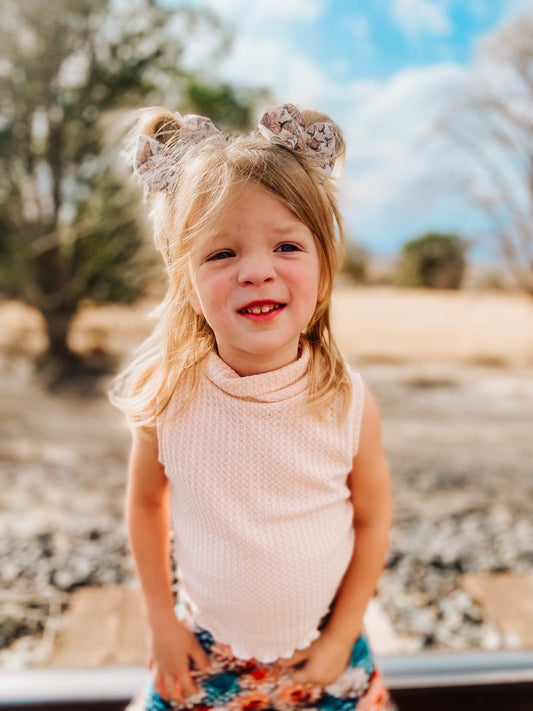 Mock or Crew Neck Tank Top