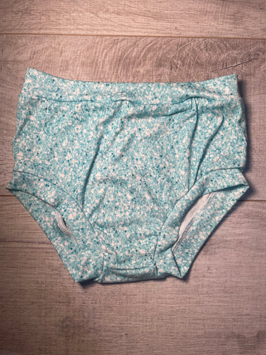 4T Blue Speckled Bummies