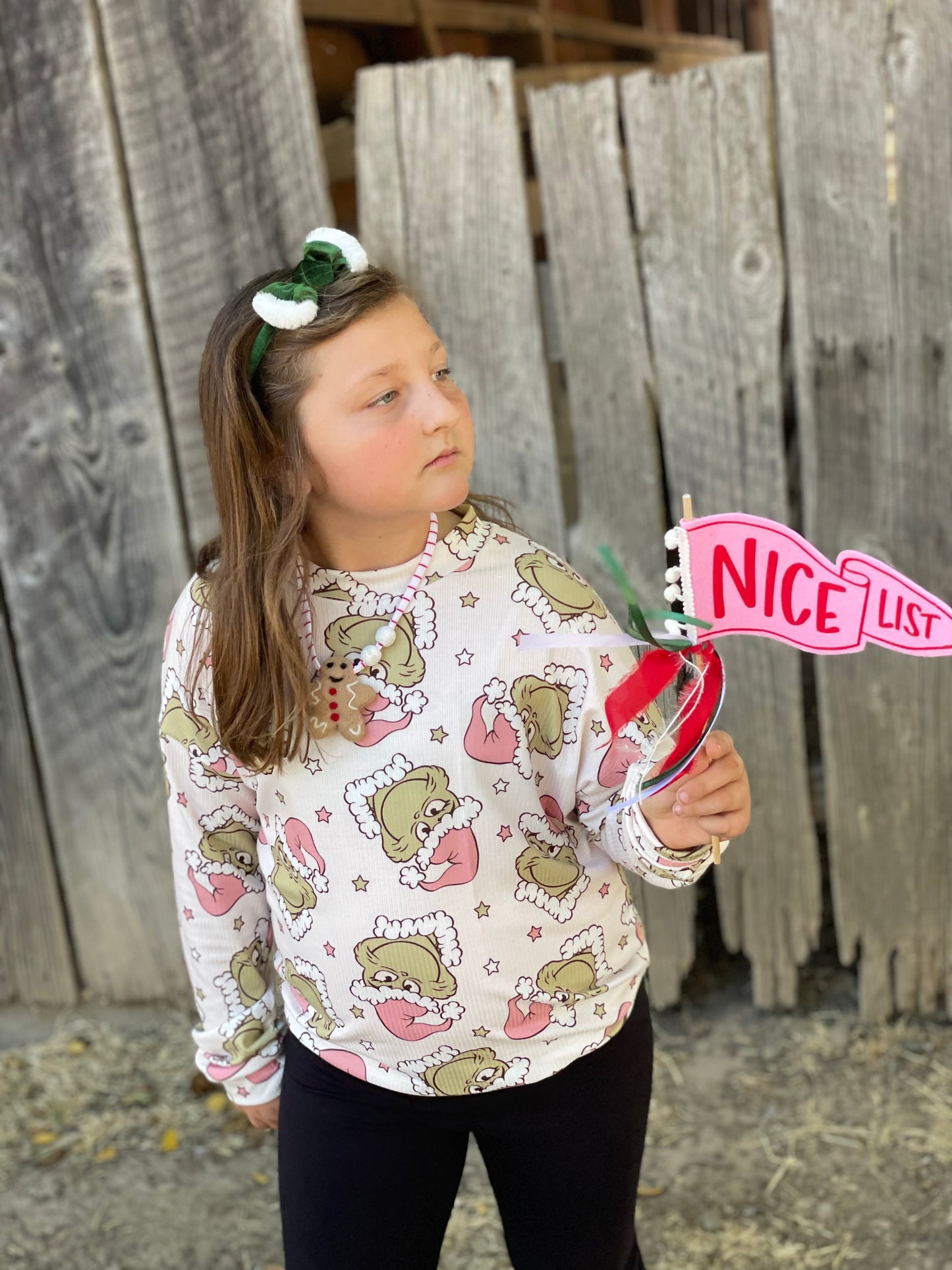 Kids Oversized Rib Knit Sweatshirt