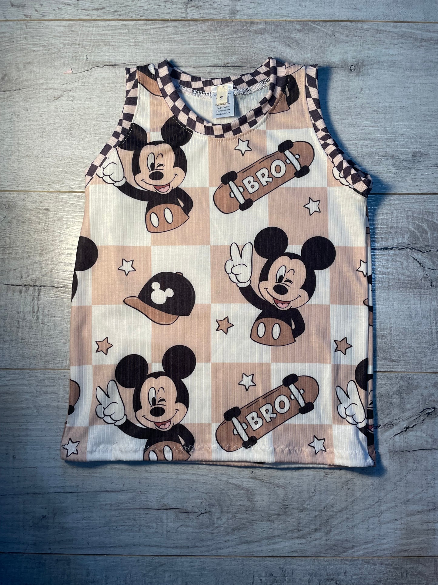5T Mickey Skater Bro Tank