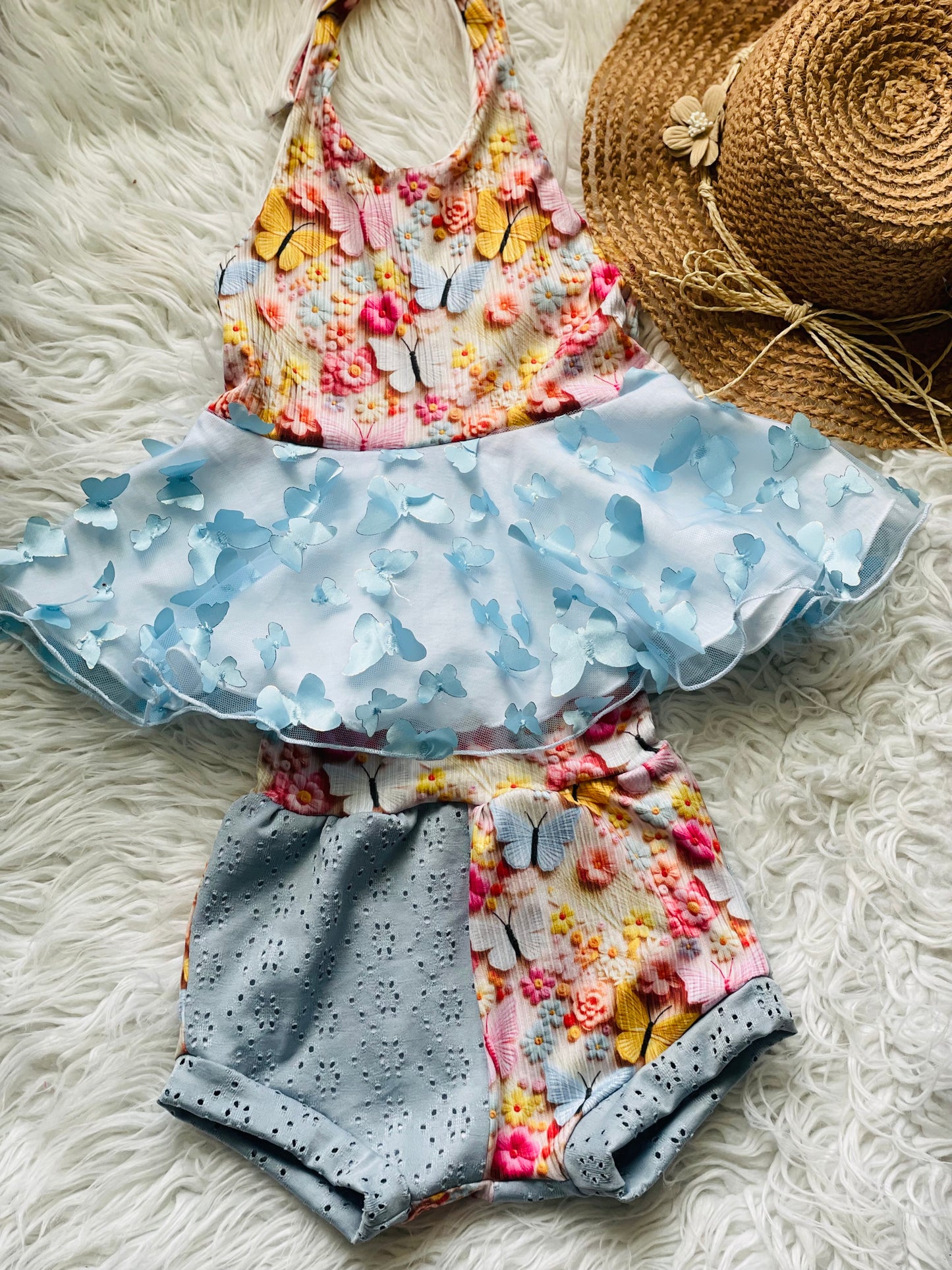 3D Butterflies in Pink Or Blue