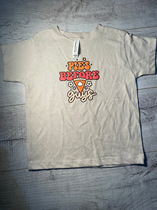 Pies Before Guys Tan Tee