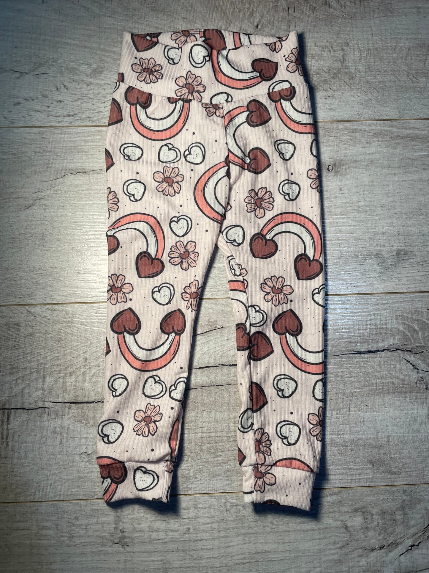 18/24mo Heart Rainbow Leggings
