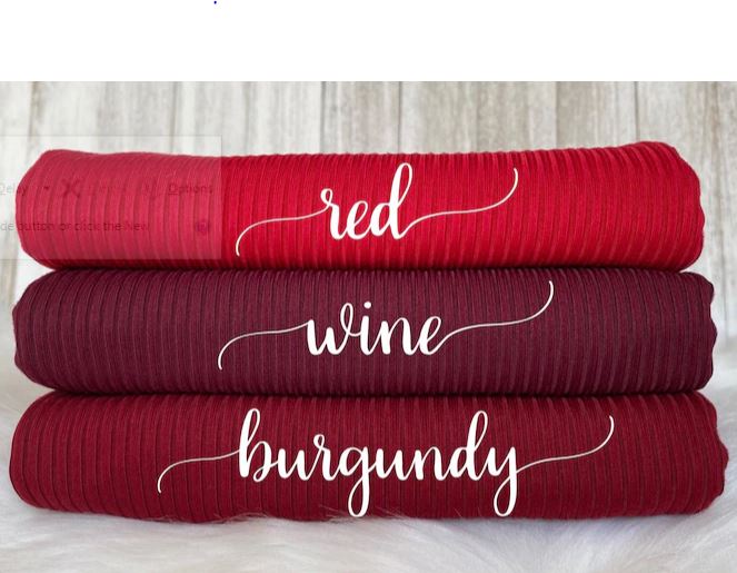 Fabric Rib Knit Solids