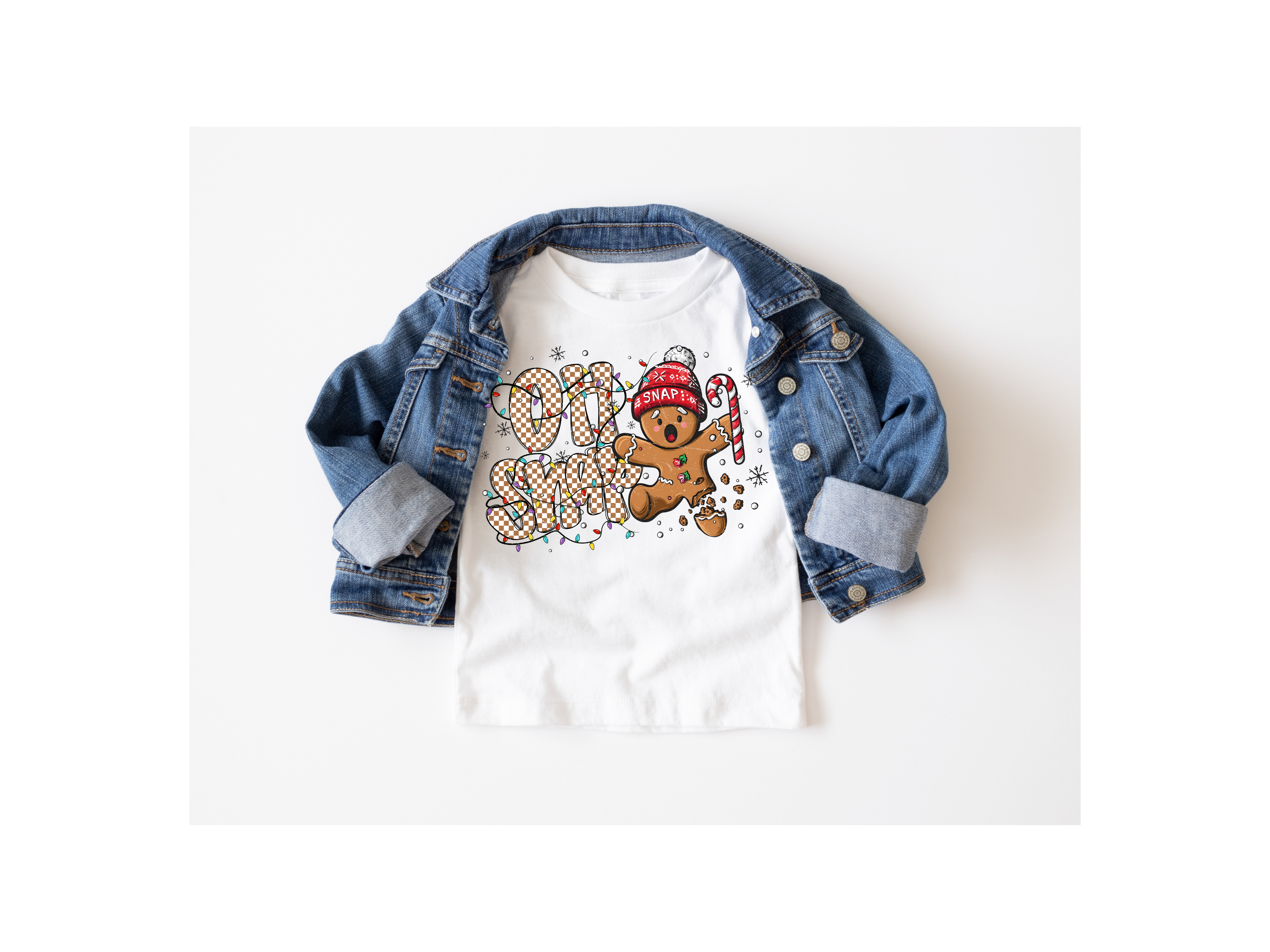 Oh Snap - Checkered Kids Tee