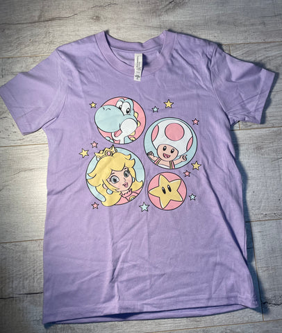 10/12 Purple Tee Super Mario