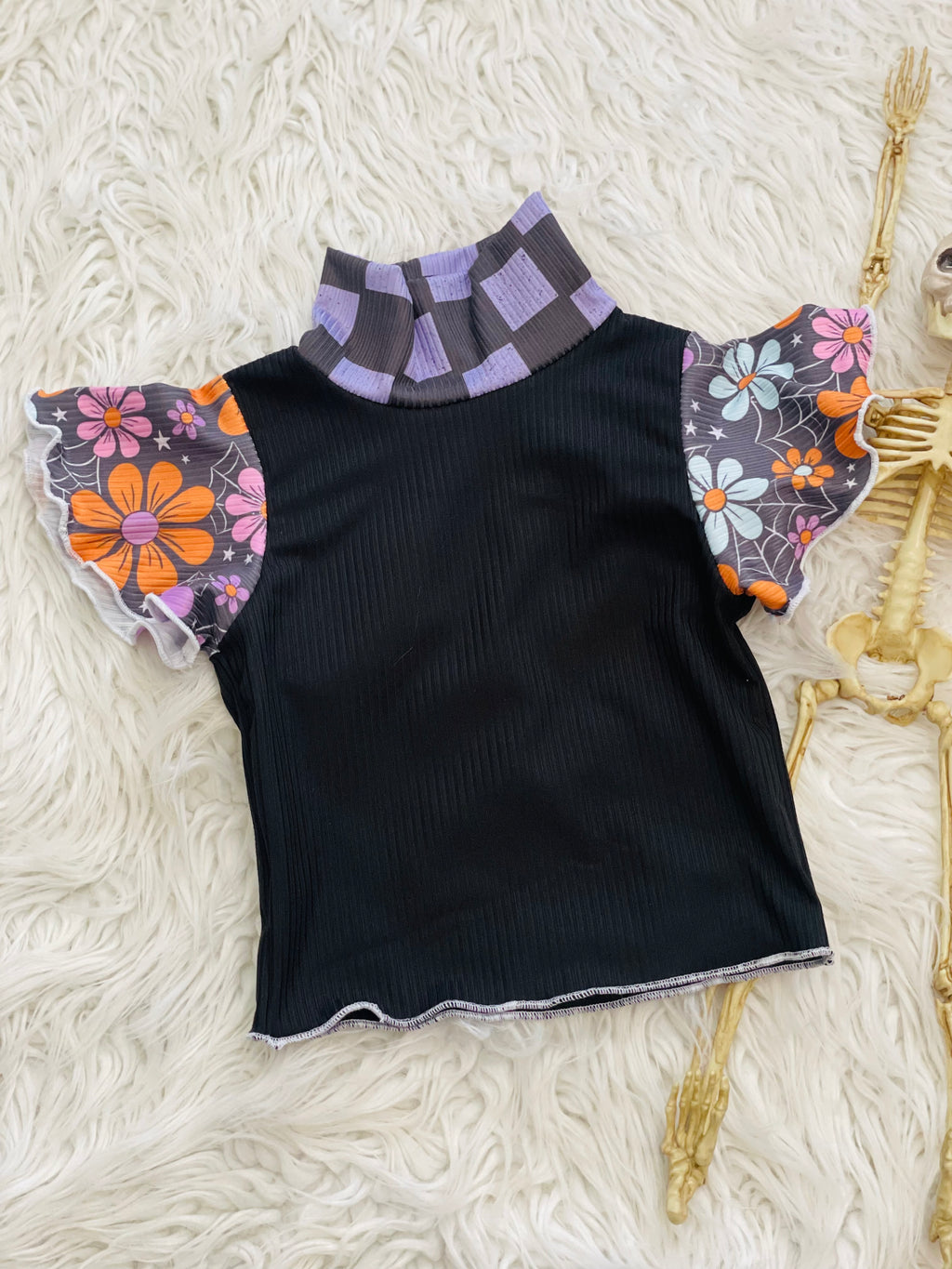 Crew or Mock Neck Top Colorblock