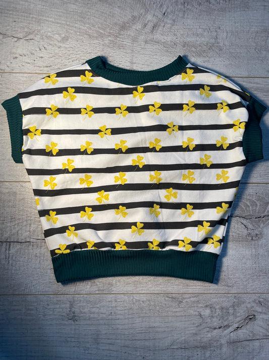 6T Striped Clover Lounge Top