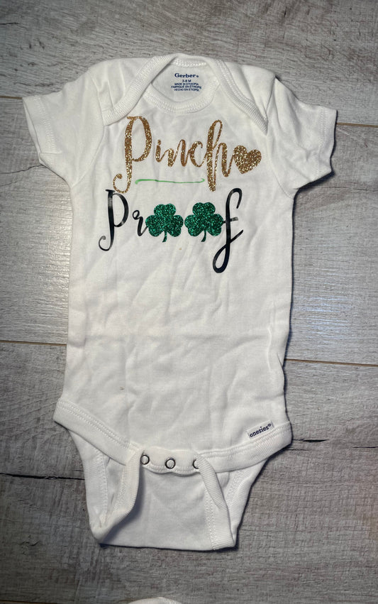 3/6mo Pinch Proof Onesie