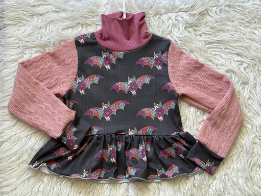 Floral Bats Addie Top