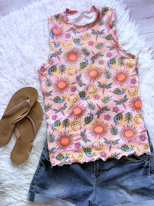 Mama Crew Neck Tank Top / u pick print -Sales Price will show at checkout!