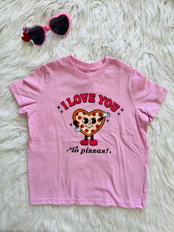 Size 5/6 I love You To Pizzas T-Shirt