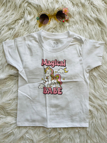 2T/3T Magical Babe Unicorn T-Shirt